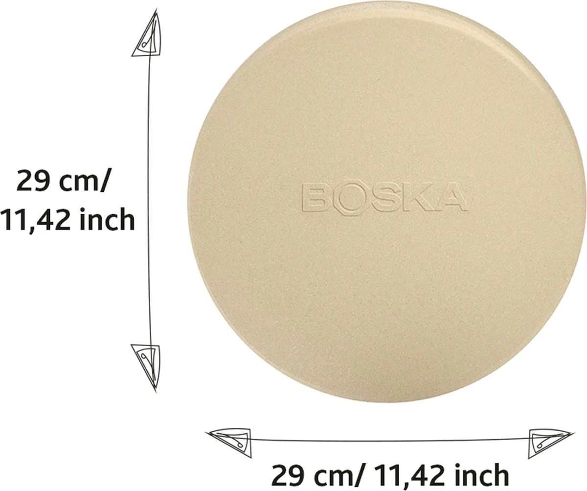 Boska Pizzasteen Deluxe - Voor Oven & BBQ - Knapperige Pizza's - Ø 29.5 Cm - BBQ Accessoires - Afbeelding 8