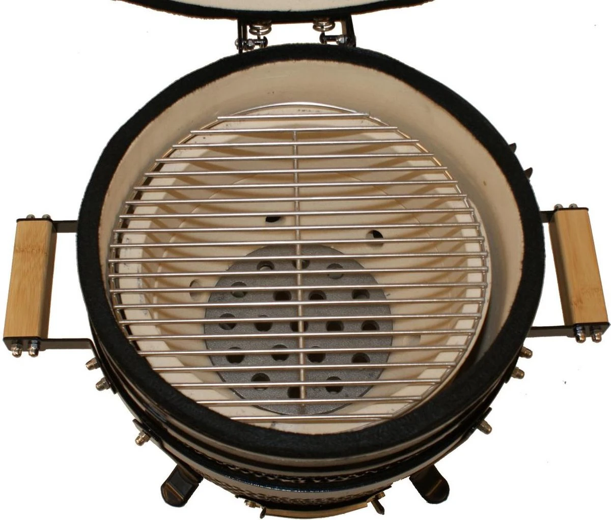 Patton Kamado 15" - Keramisch - Tafel Model - Premium Black - Medium - Zwart - Afbeelding 17