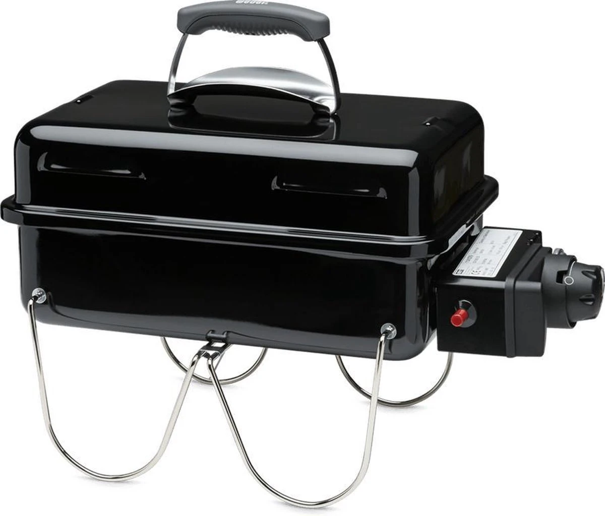 Weber Go-Anywhere Gas Barbecue - 41x26 Cm - Roestvrijstalen Branders - Gasregelkop - Incl. Deksel - Afbeelding 3
