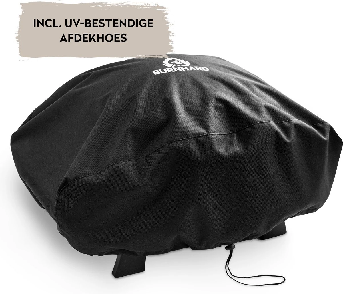 Burnhard Draagbare 2-Branders Gasbarbecue - Afdekhoes - BBQ Wayne - Afbeelding 4