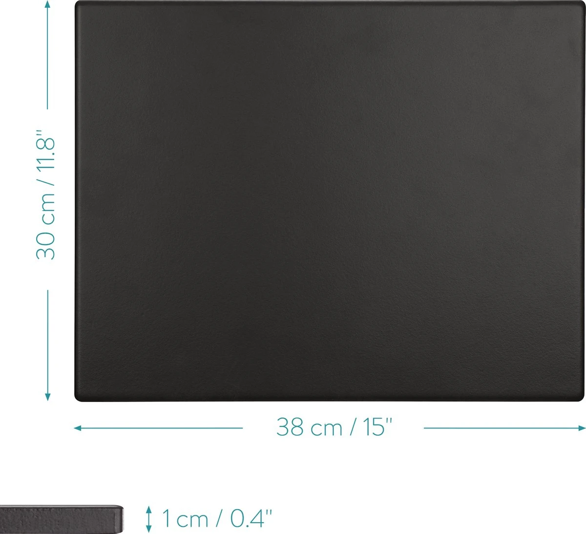 Navaris Pizzasteen XL Voor Oven En Barbecue - Rechthoekige Pizzaplaat 38 X 30 Cm - Inclusief Receptenboek - Keramisch Geglazuurd - Zwart - Afbeelding 10