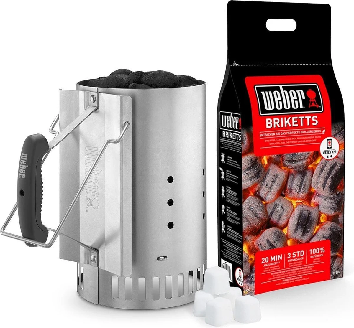 Weber Brikettenstarterset - Afbeelding 2