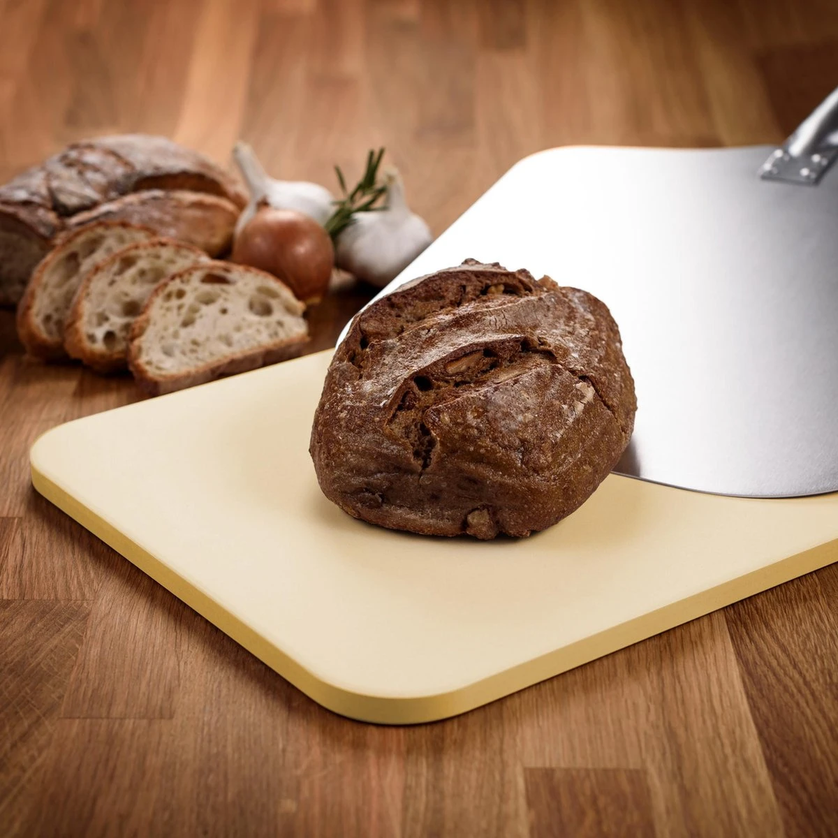 Blumtal - Pizzasteen Met XL Pizza Schep - Professionele Pizza Set - Cordieriet Pizza Stone - Afbeelding 3