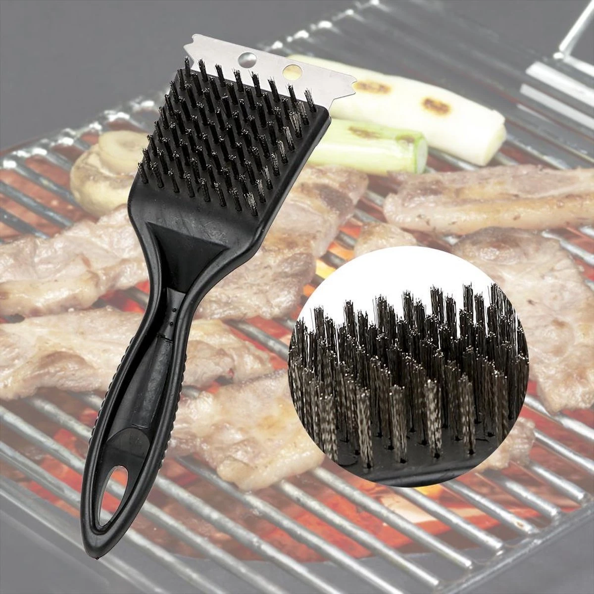 BBQ Clean - Barbecueborstel - Schoonmaakborstel - BBQ Borstel & Schraper - Afbeelding 2