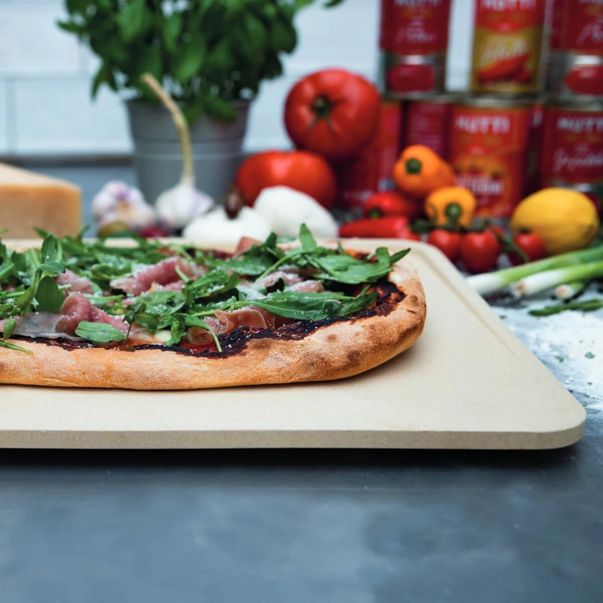 Boska Pizzasteen Deluxe Rechthoek - Voor De Oven - Knapperige Pizza's - 40x32 Cm - BBQ Accessoires - Afbeelding 13