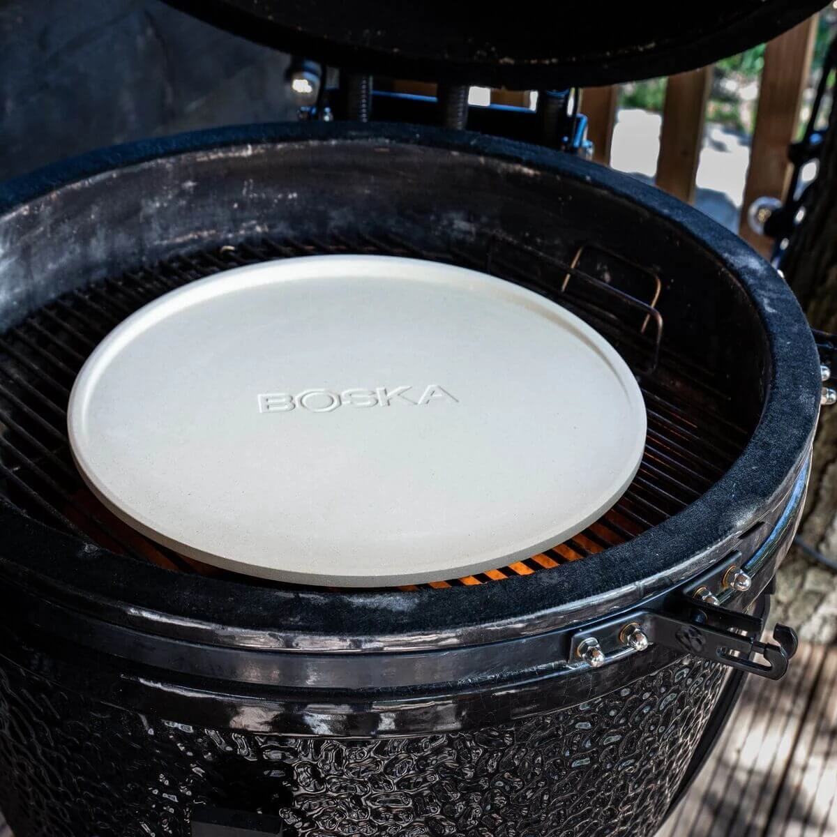 Boska Pizzasteen Deluxe L - Voor Oven & BBQ - Knapperige Pizza's - Ø 35 Cm - BBQ Accessoires - Afbeelding 8
