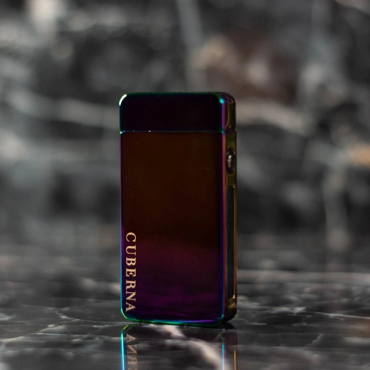 Merkloos Cuberna Elektrische Plasma USB Aansteker Met Batterij Indicator Rainbow - Wind En Storm Bestendig - Geschikt Voor Kaarsen, Vuurwerk, Sigaretten En BBQ - Afbeelding 2