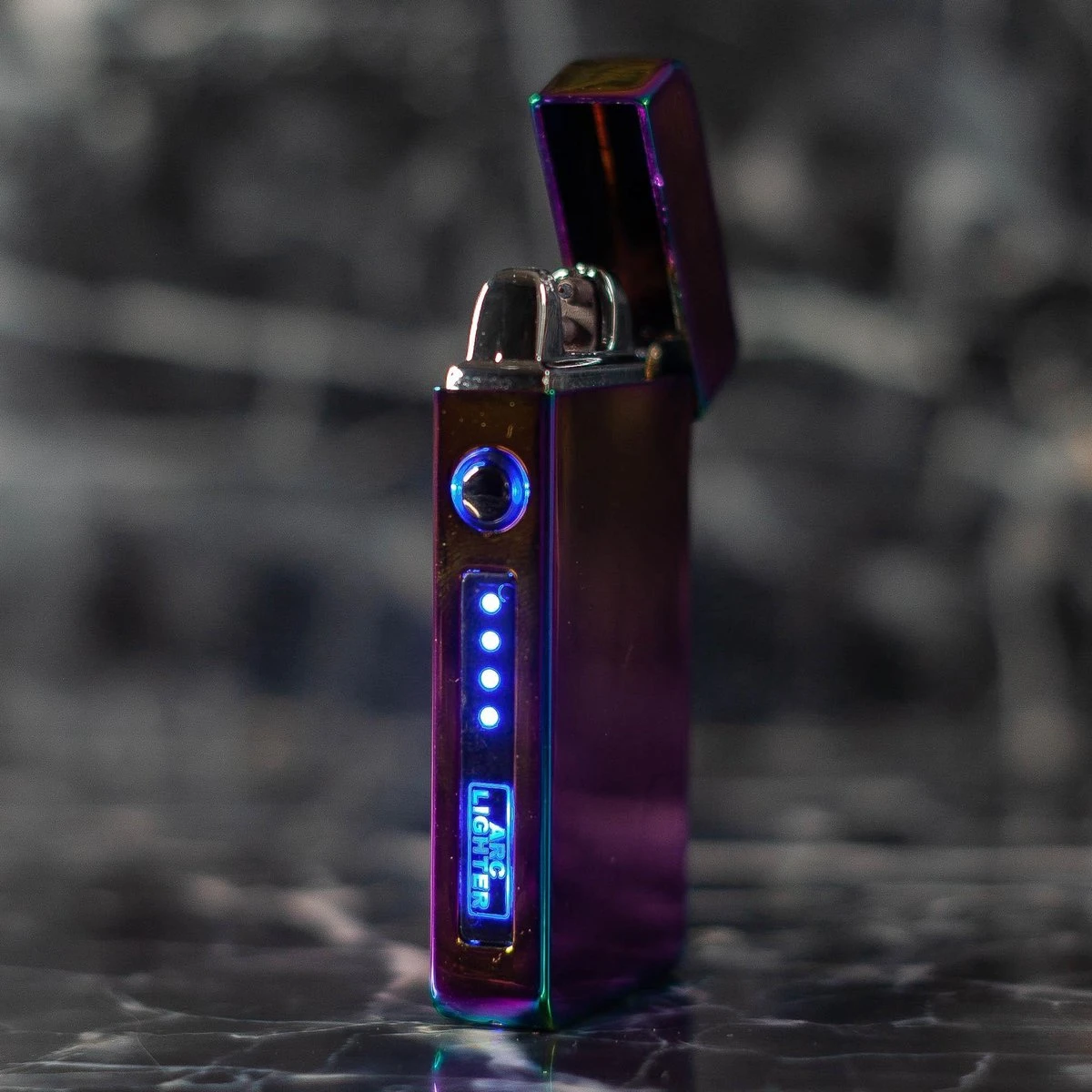 Merkloos Cuberna Elektrische Plasma USB Aansteker Met Batterij Indicator Rainbow - Wind En Storm Bestendig - Geschikt Voor Kaarsen, Vuurwerk, Sigaretten En BBQ - Afbeelding 3