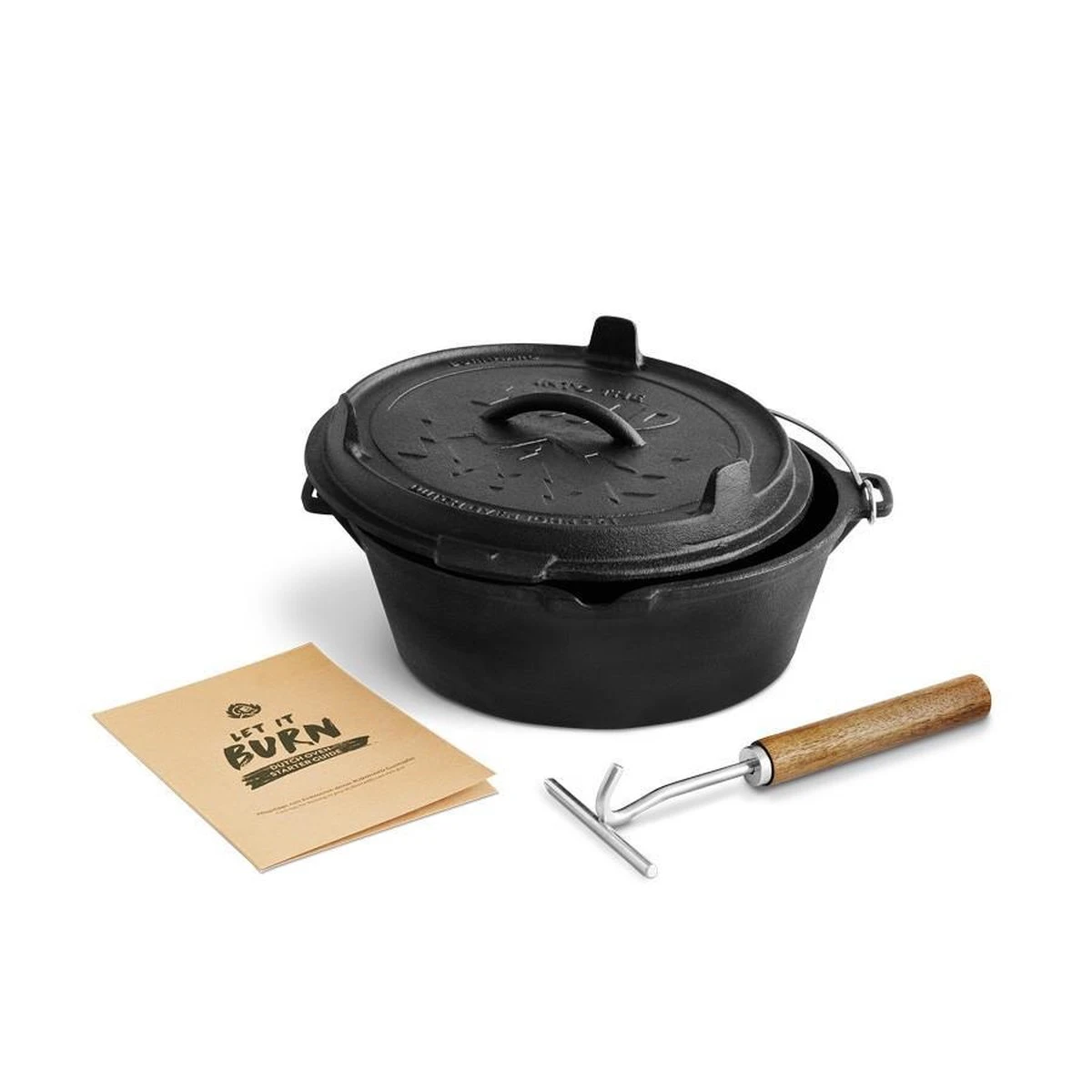 Burnhard Gietijzeren Dutch Oven - Little John 3,8 L - Afbeelding 5