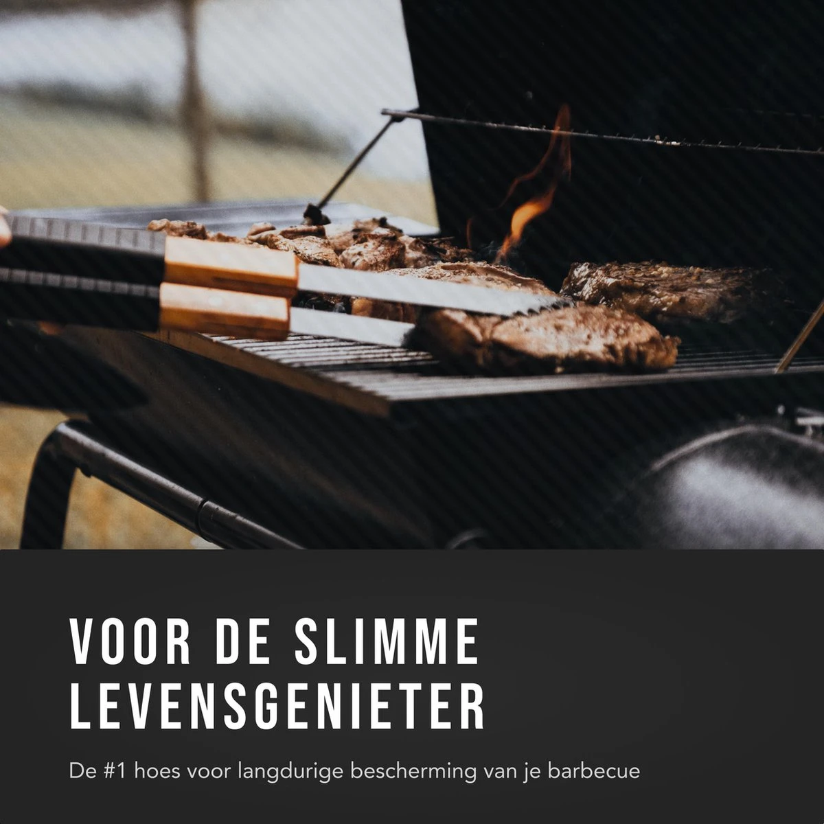 Merkloos BBQ Accesoires - BBQ Hoes - BBQ Hoes Waterdicht - Hoes - Hoes BBQ - UV- En Waterdicht - 145 X 61 X 117 Cm - Afbeelding 8