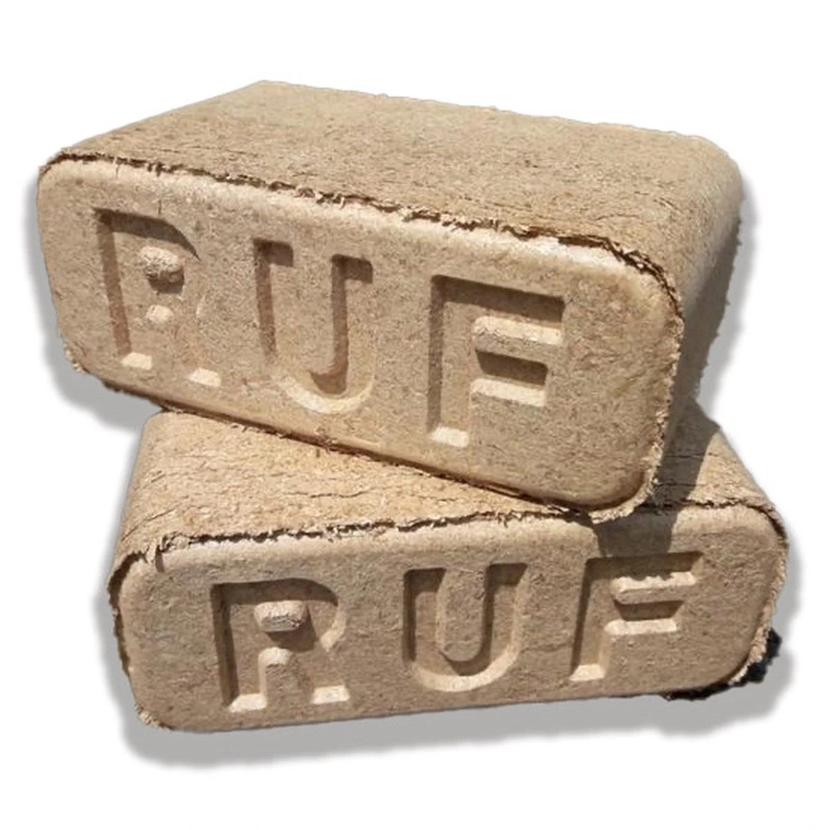 Merkloos RUF Briketten - Brandhout - Geperst Hout - 10 Kg - 12 Briketten - Afbeelding 2