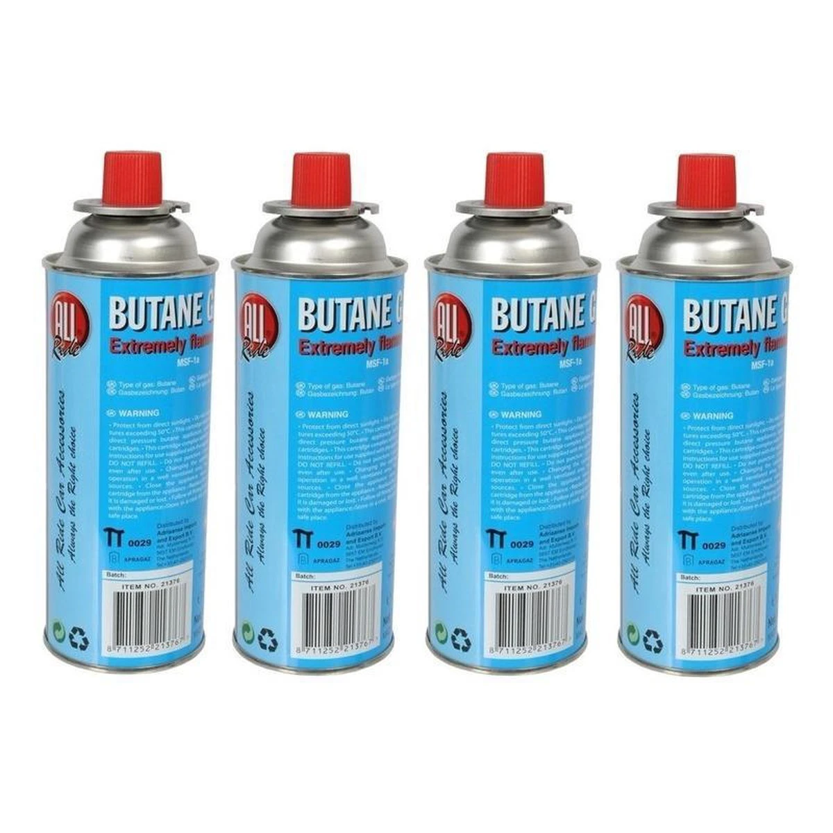 4x Kookstel Gasflessen Butaan Gas - 4 Stuks A 227 Gram - Gasbus Navulling