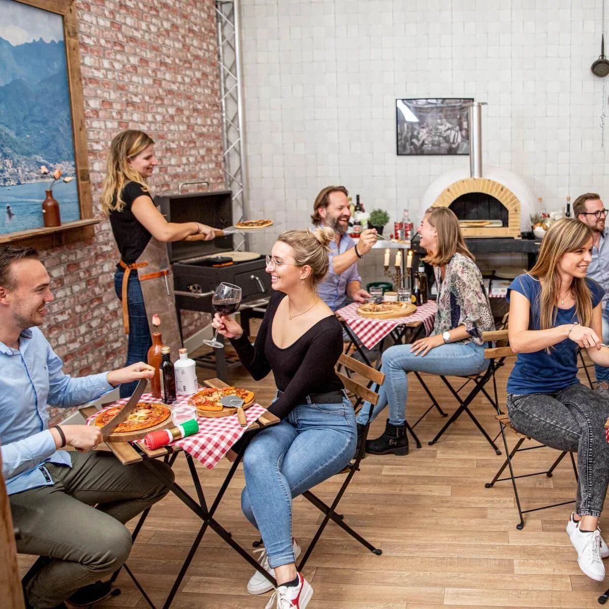 Boska Pizzaschep Barbecue - Kort Handvat - Stabiel - Aluminium - Eikenhout - BBQ Accessoires - Afbeelding 18