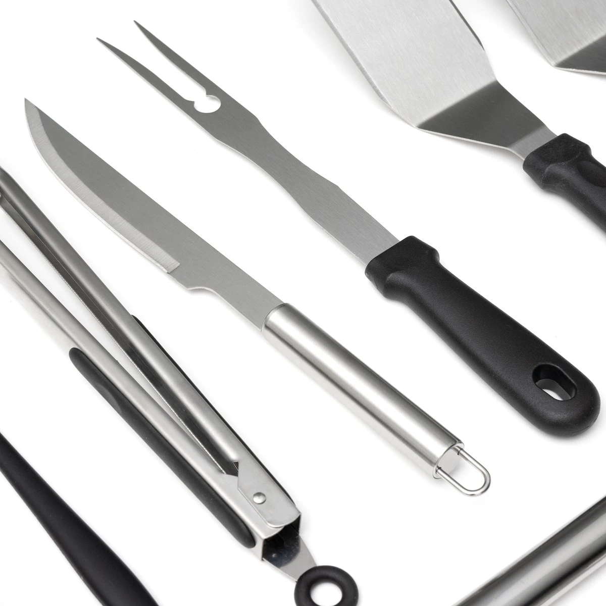 BBQ Gereedschapset - Opbergtas - BBQ Accessoires - BBQ Tang - BBQ Set - BBQ Borstel - BBQ Gereedschap - Roestvrij Staal - Afbeelding 4