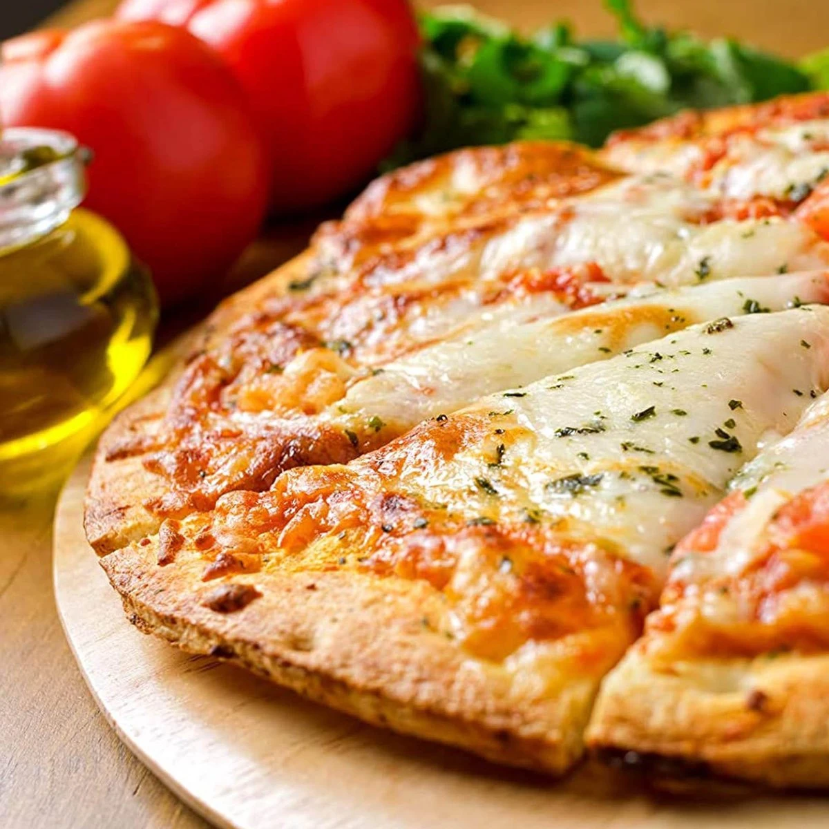 Buxibo 2in1 Pizzasteen - Voor BBQ & Oven - Inclusief Serveer Plank - Pizzabord/Pizzaplank - 30.5 X 38.1 X 1.4 Cm - Afbeelding 8