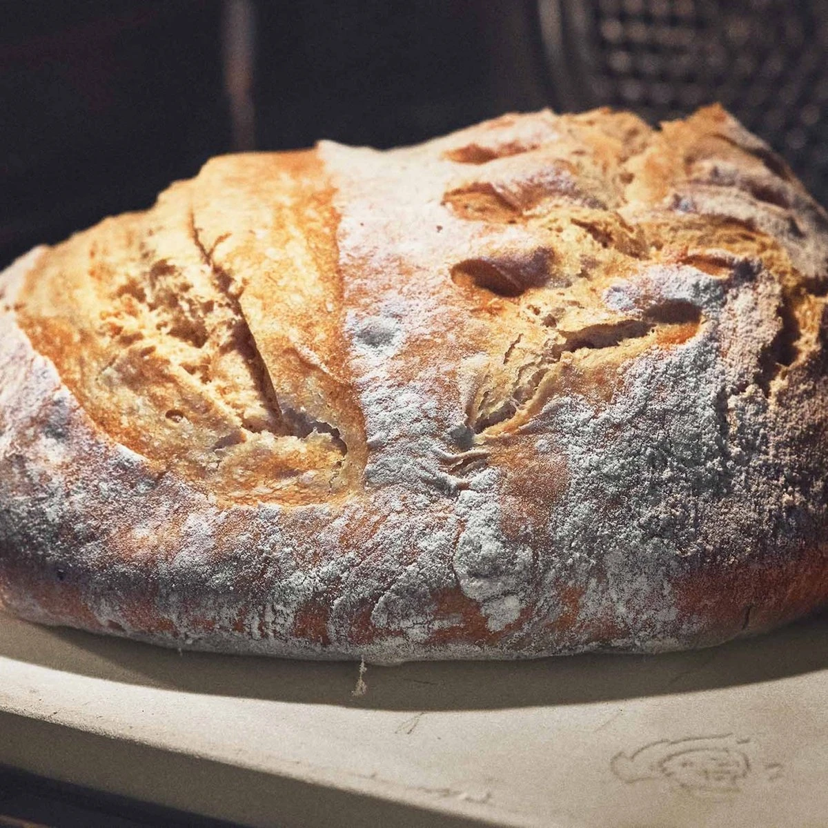 Burnhard Pizzasteen 38 X 30 X 1,5 Cm + Pizzaschep - Afbeelding 5