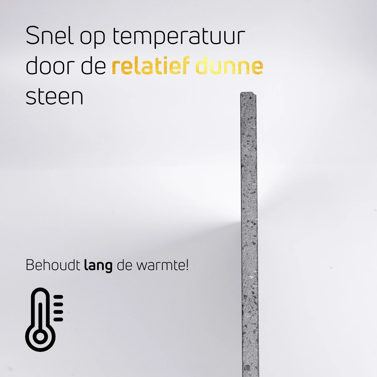 Pizzasteen BBQ Oven - Lava Van Vulkaan Etna - Barbecue Accesoires - Made In Italy - Broodbaksteen - 30x38x1.1 - VDN - Afbeelding 8