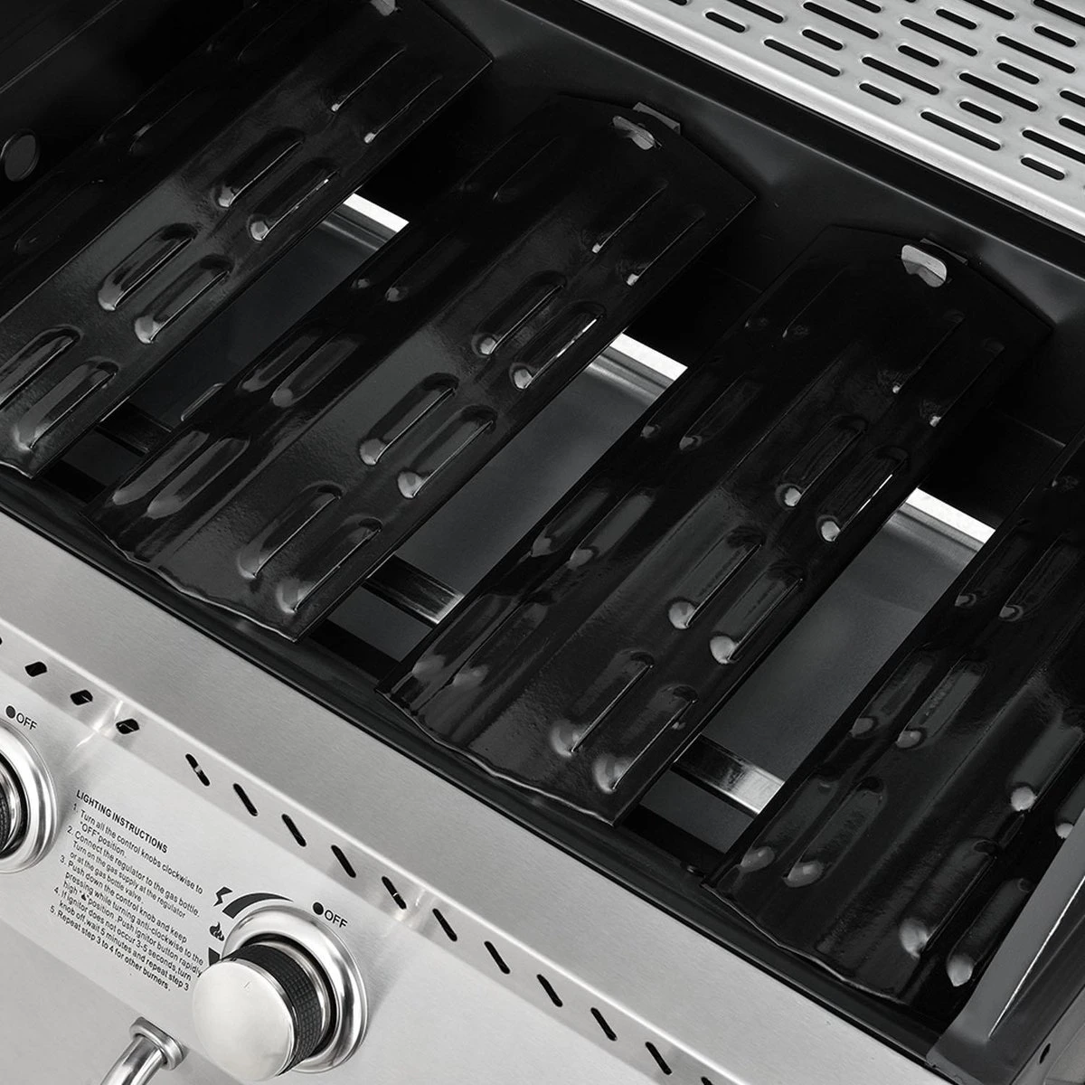 Kansas Gasgrill Barbecue - 4 Pits - RVS - Afbeelding 3