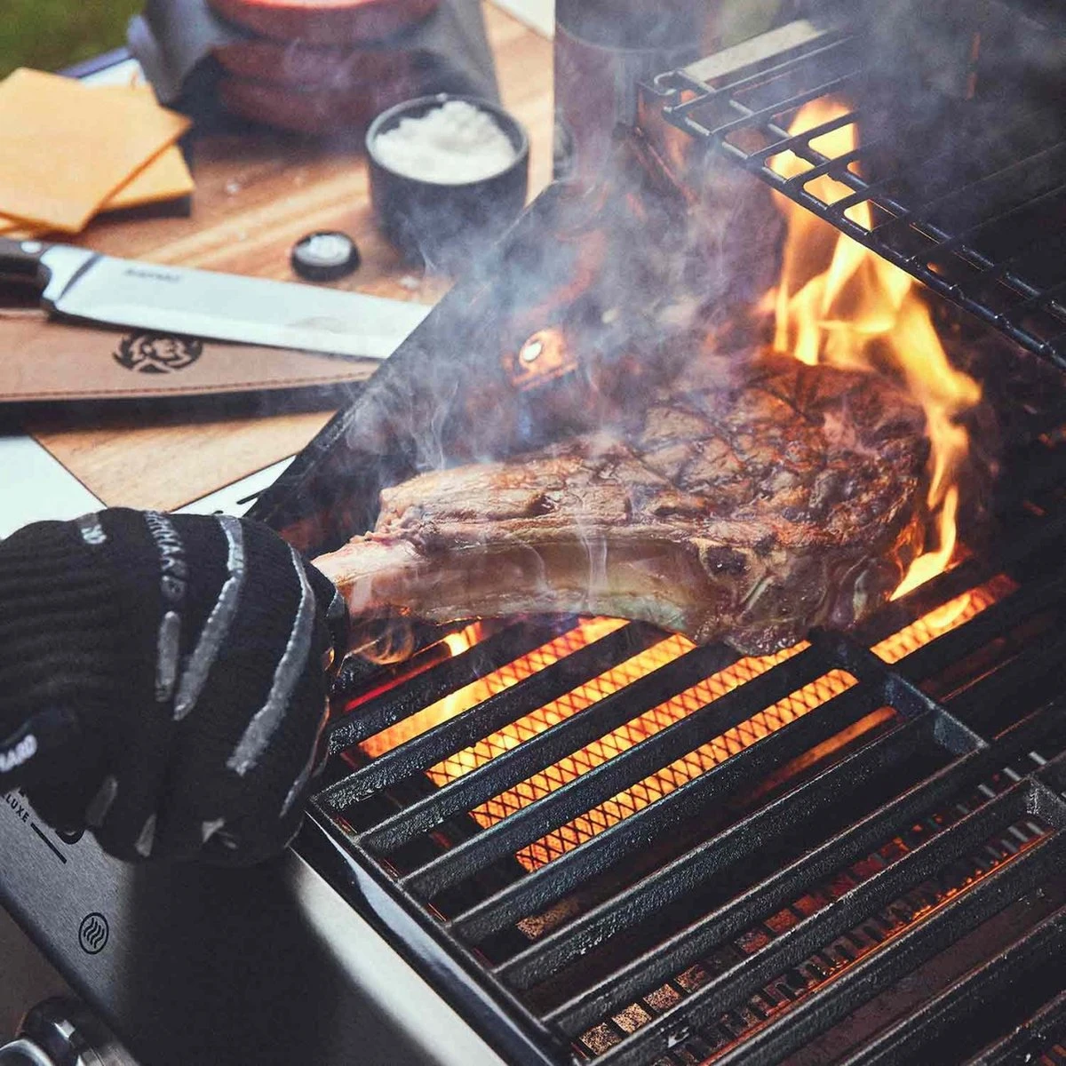 Burnhard Gas BBQ Big FRED Deluxe - 4 Branders - Incl. Keramische Infraroodbrander & Afdekhoes - Deluxe - Afbeelding 14