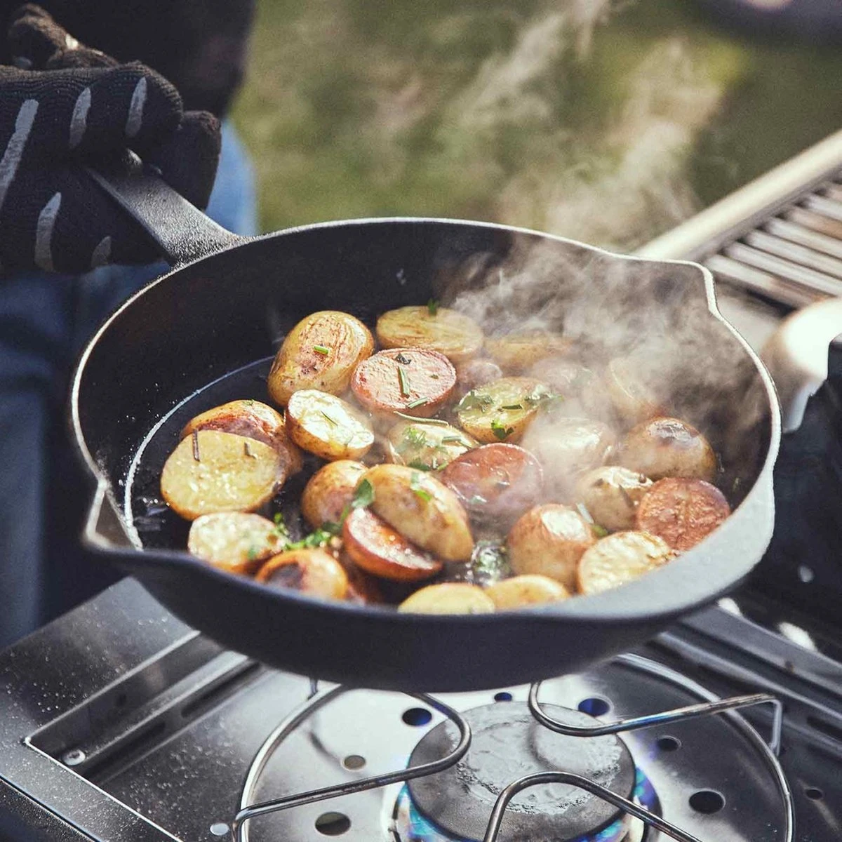 Burnhard Gas BBQ Big FRED Deluxe - 4 Branders - Incl. Keramische Infraroodbrander & Afdekhoes - Deluxe - Afbeelding 15