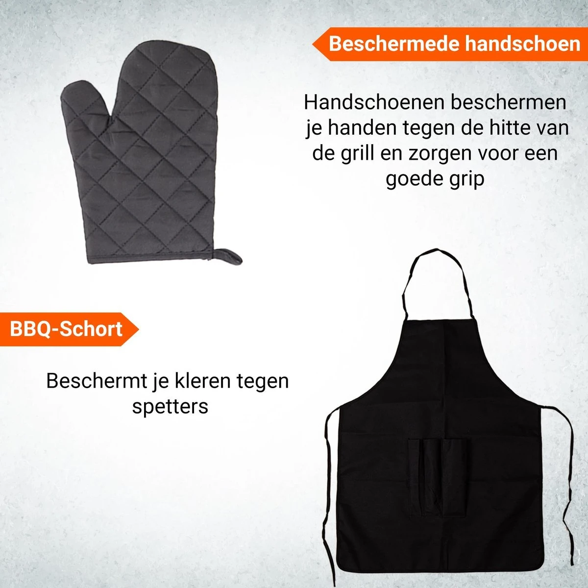 BBQ Accesoires Gereedschapset Koffer Set Tang Borstel Schort Barbecue Dagdeals - Chef Cook BBQ Accessoires Set - Afbeelding 2