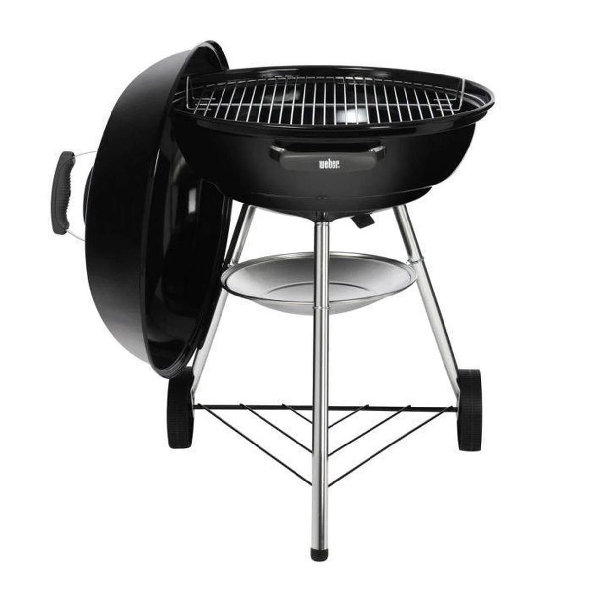 Weber Compact Kettle Houtskoolbarbecue - � 57 Cm - Zwart - Afbeelding 2
