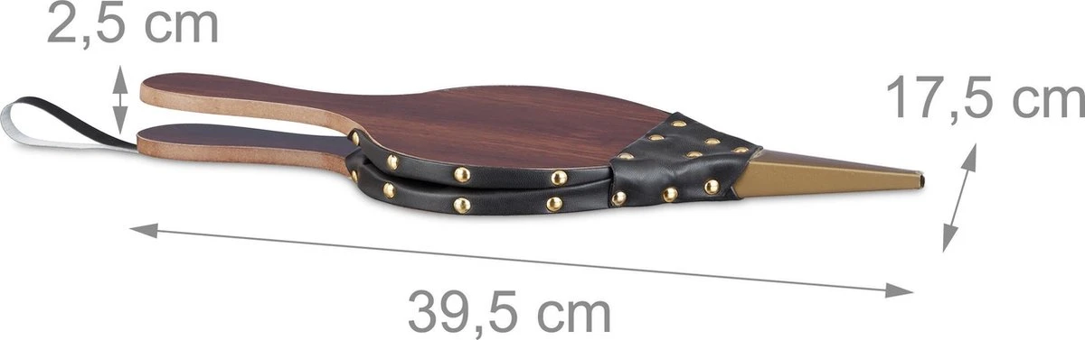 Blaasbalg - Barbecue Aanwakkeren - Balg - Openhaard Accessoire - Blaaszak BBQ - Afbeelding 4