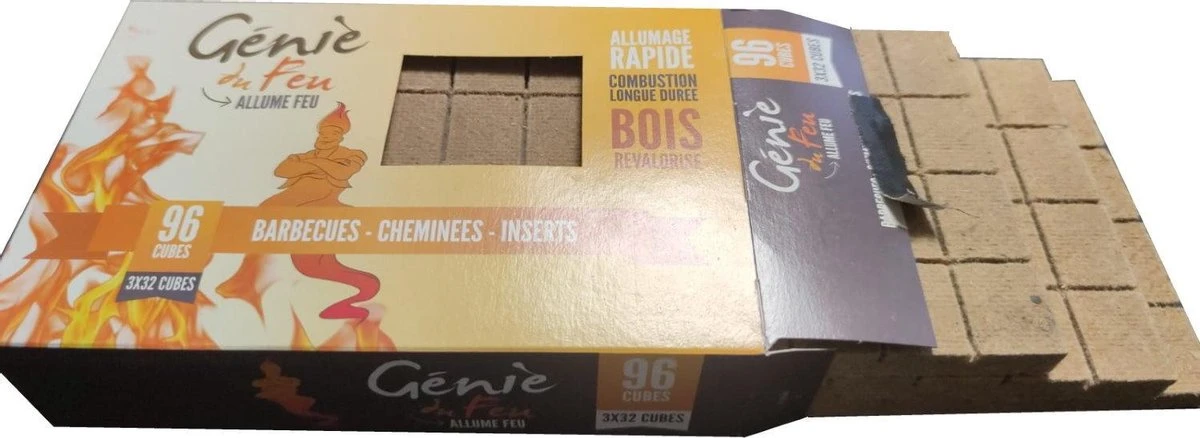 Genie Du Feu Aanmaakblokjes Bruin - 1344 Stuks - Voordeel Verpakking - Afbeelding 7