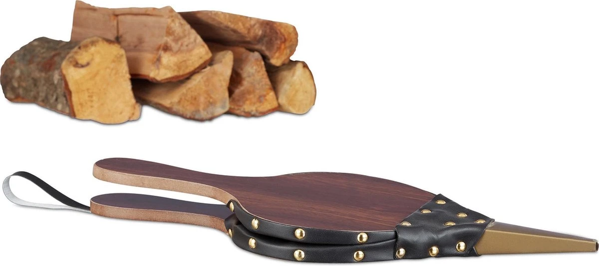 Blaasbalg - Barbecue Aanwakkeren - Balg - Openhaard Accessoire - Blaaszak BBQ - Afbeelding 10