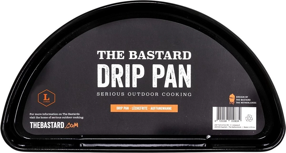The Bastard - Large - Drip Pan - Halve Maan - ø 37 Cm - Afbeelding 4