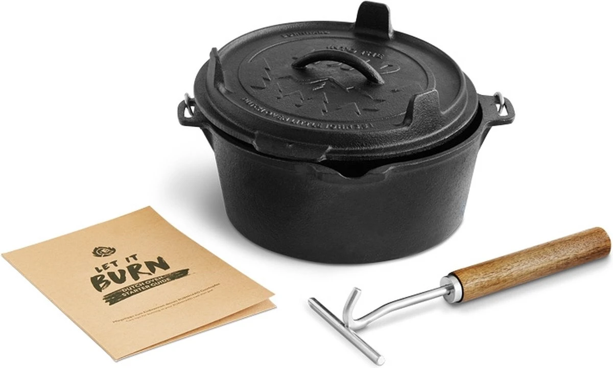 Burnhard Gietijzeren Dutch Oven - Little John 3,8 L - Afbeelding 2