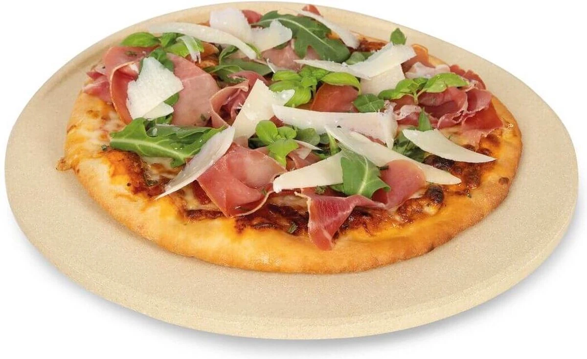 Boska Pizzasteen Deluxe - Voor Oven & BBQ - Knapperige Pizza's - Ø 29.5 Cm - BBQ Accessoires - Afbeelding 7