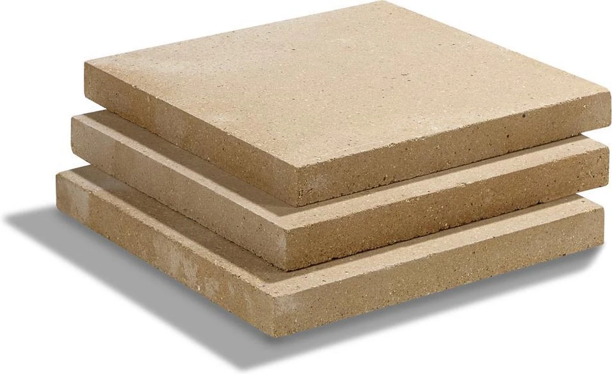 Pizzasteen / Broodbaksteen - 30 X 30 X 3 Cm - Voor De Oven Of BBQ - Afbeelding 2