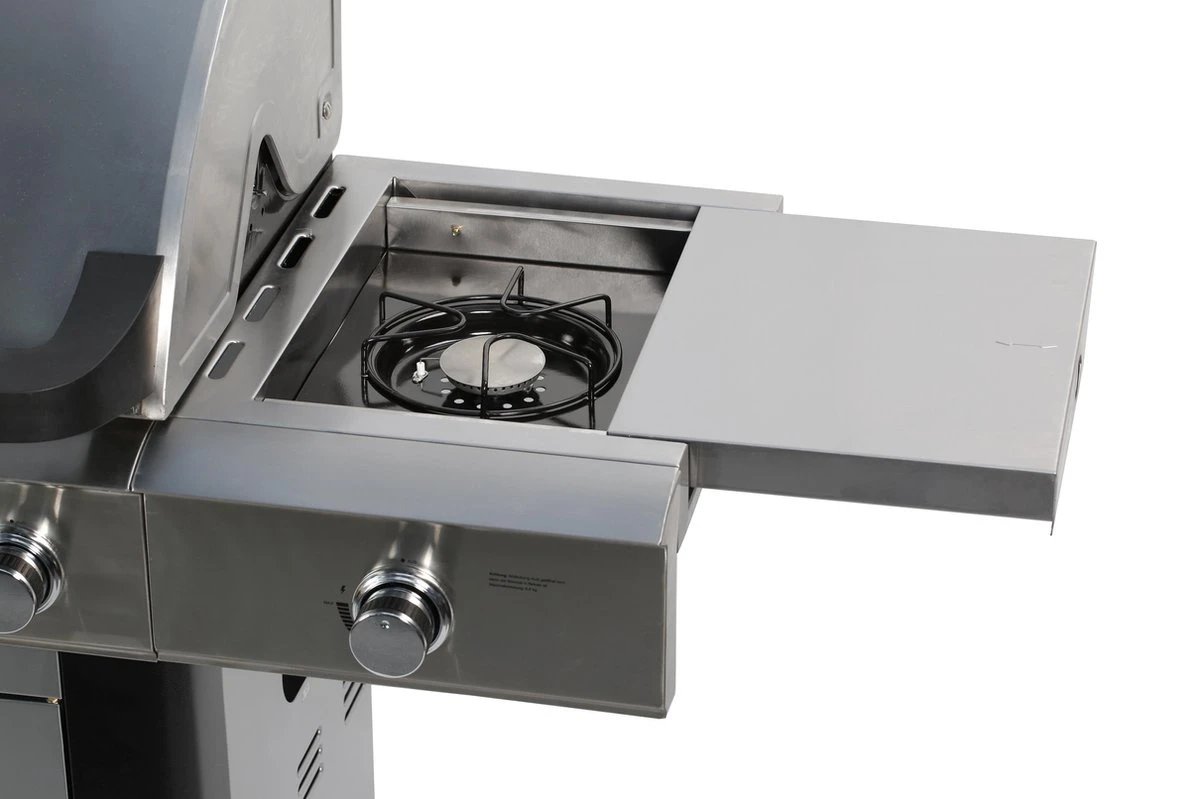 Gasbarbecue En Grill - 5 + 1 Branders + 1 Infrarood Zijbrander - Buitenkeuken - Edelstaal BBQ - Afbeelding 4