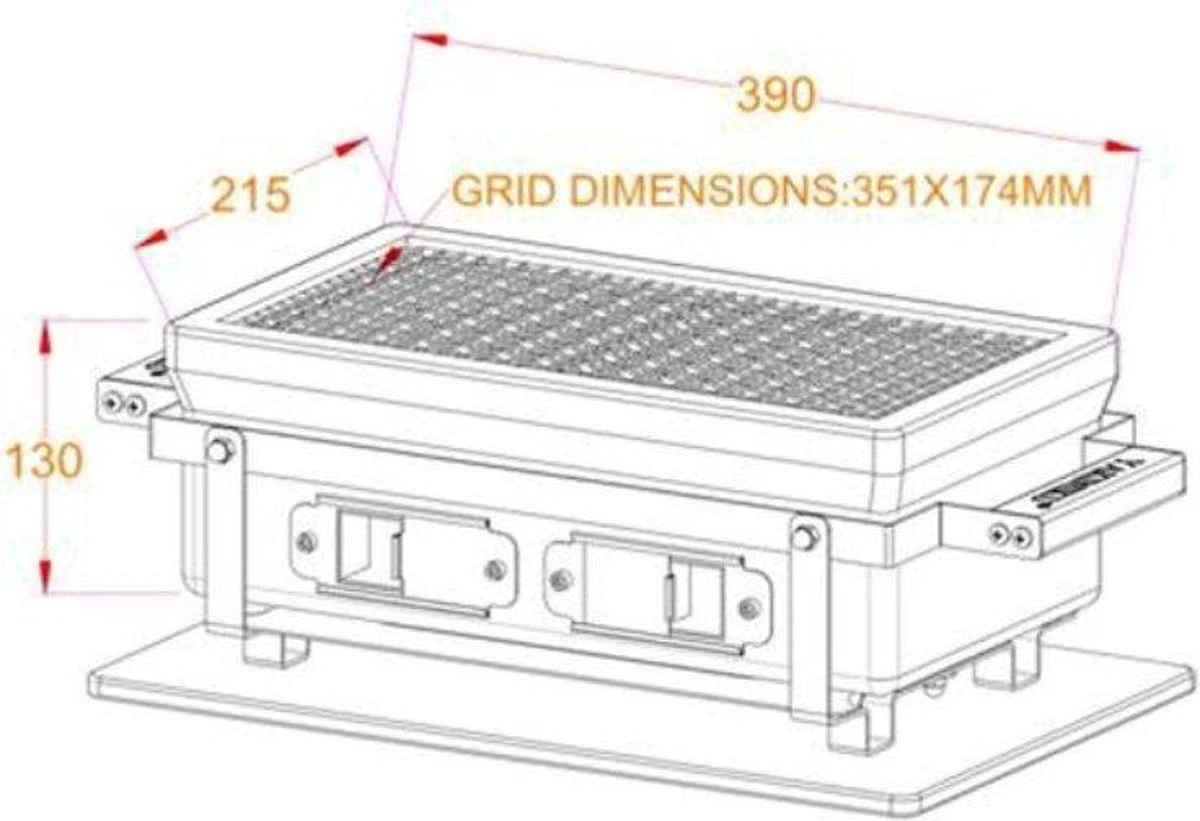 YAKINIKU Rechthoekige Shichirin | Konro- & Yakitori Grill - Afbeelding 9