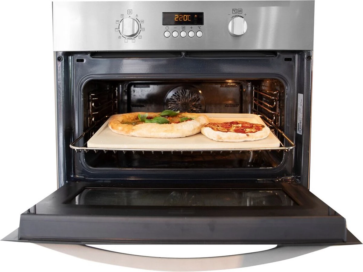 Boska Pizzasteen Deluxe Rechthoek - Voor De Oven - Knapperige Pizza's - 40x32 Cm - BBQ Accessoires - Afbeelding 10