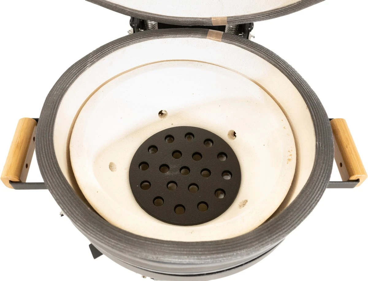 MaxxGarden Kamado Grill Medium 40 - Barbecue - Zwart - 49x54x48cm - Afbeelding 3