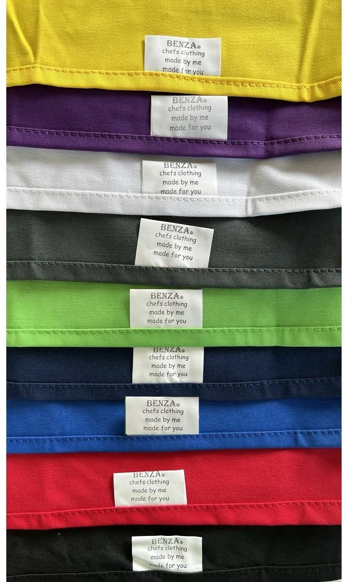 Merkloos Benza Keukenschort / Barbecueschort - 85 X 70 Cm - Wit - Afbeelding 2