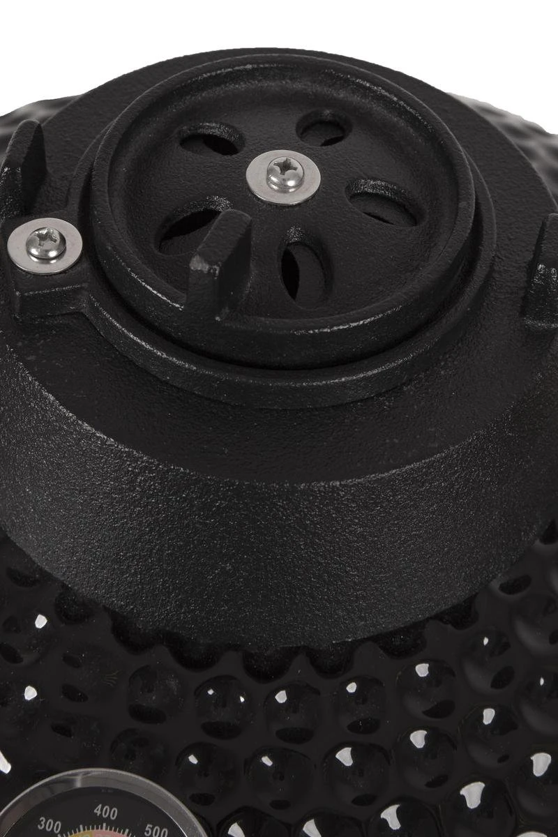 Patton Kamado Grill 13" - Keramisch - Kookoppervlak Ø 28 - Mat Zwart - Afbeelding 9