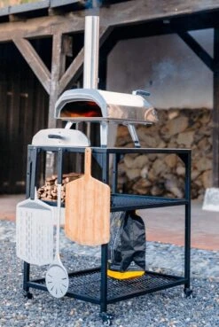 Ooni - Tafel - Medium - Pizza Tafel - 60x80x 90cm - RVS - Zwart