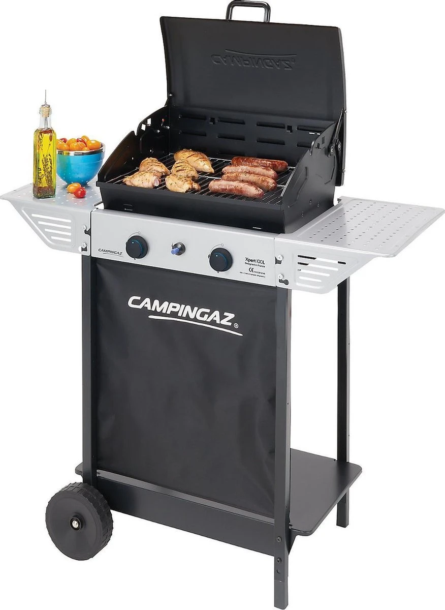 Campingaz Xpert 100 L Gasbarbecue - BBQ - 2-Branders - Grijs/zwart - Afbeelding 2