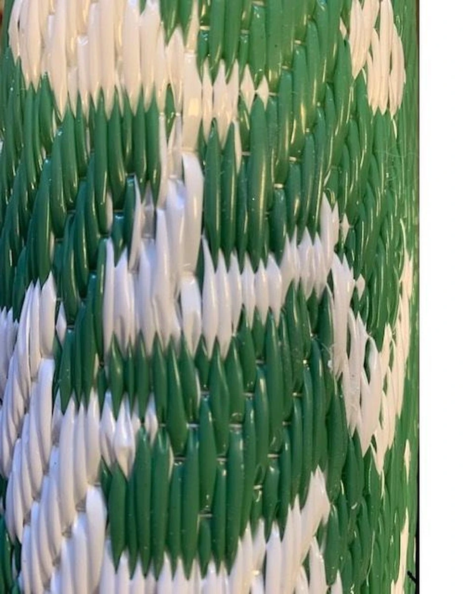 Esschert Design Buitenkleed 182x122 Cm Groen En Wit - Afbeelding 7